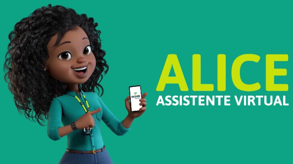 Pelo WhatsApp ou App Sicoob, é você que escolhe onde quer ser atendido pela Alice, a assistente virtual do Sicoob. Conte com a Alice a qualquer hora do dia, seja para tirar dúvidas sobre produtos e serviços, ou até consultar o saldo e extrato da sua conta corrente ou poupança. 

